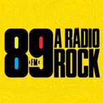 Logo da rádio 89 FM – Rádio Rock