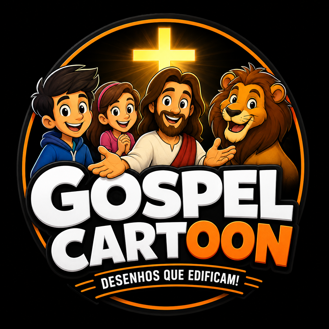 Logo do canal Gospel Cartoon