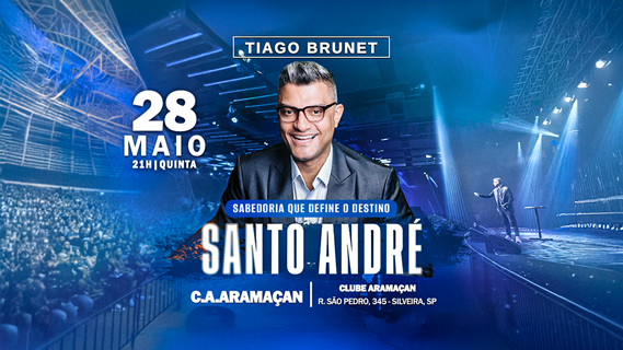 TIAGO BRUNET EM SANTO ANDRÉ